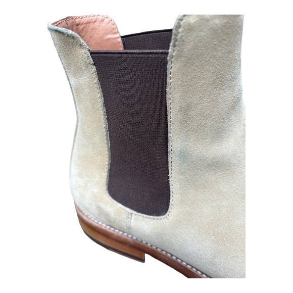 New Republic Men’s 40.5 (7 1/2) Ventura Chelsea Tan Suede Boots, Suede Booties - Picture 8 of 12